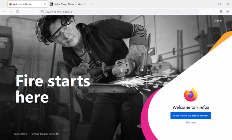 Mozilla Firefox - Welcome